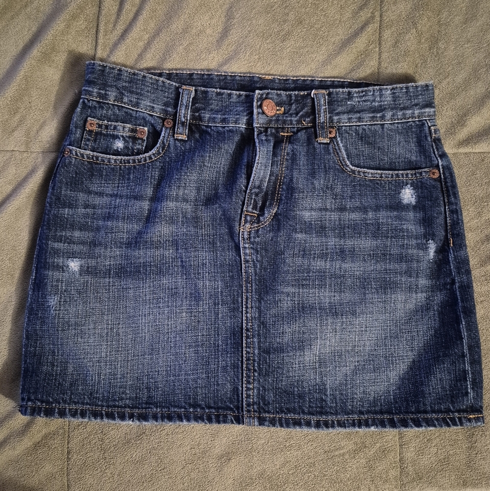 Denim Mini Skirt
